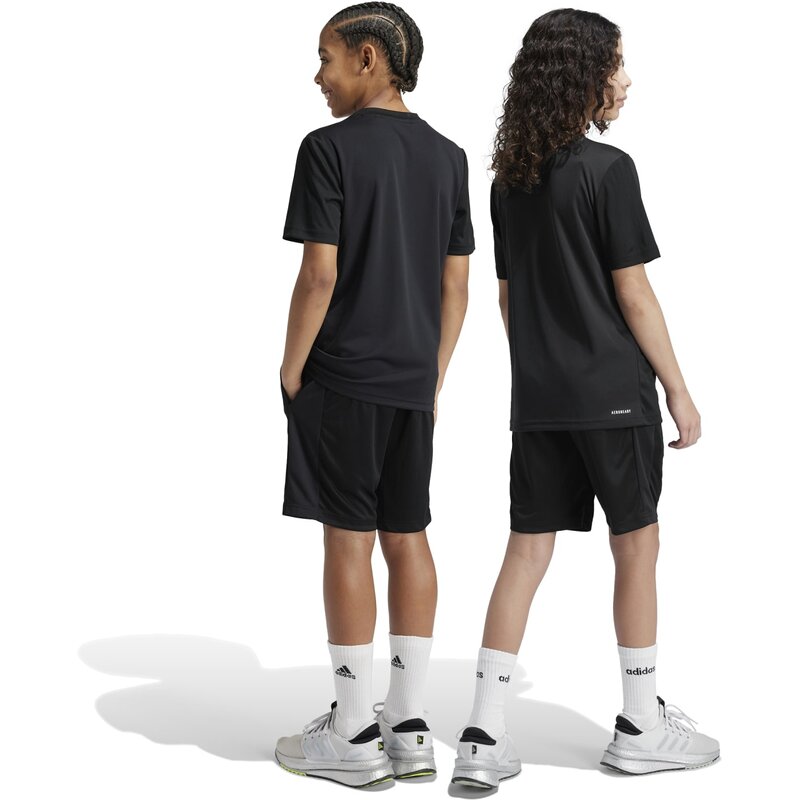 Шорты Train Essentials с логотипом, стандартный крой для детей Adidas, черный — фото 4