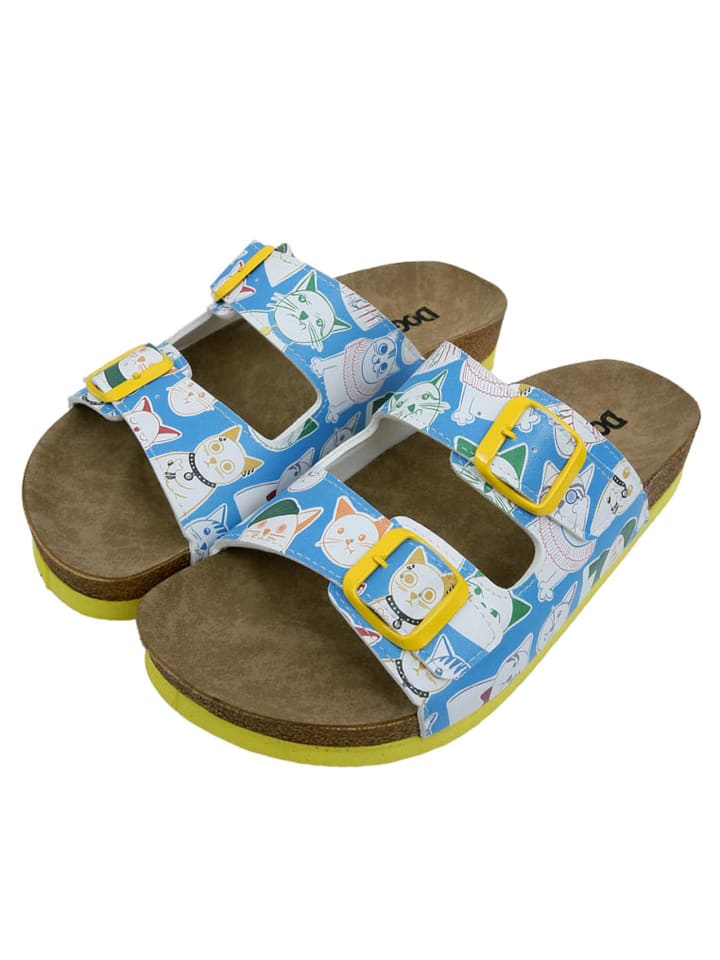 Сандалии на плоской подошве Dogo Stella Sandalen - Meow Mix, синий — фото 2