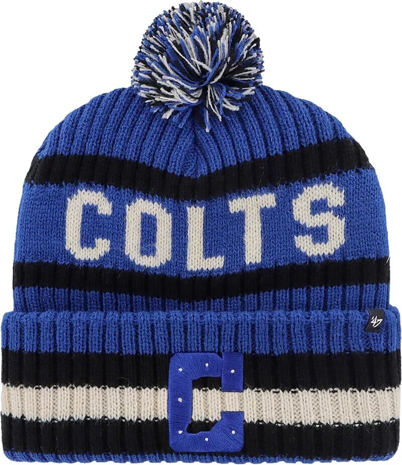 

Мужская шапка-бини 47 Indianapolis Colts Bering Royal с манжетами