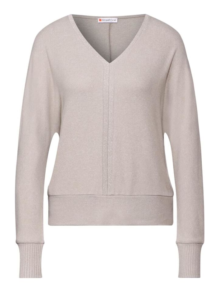 

Лонгслив Street One Langarmshirt, цвет mocha beige mel.
