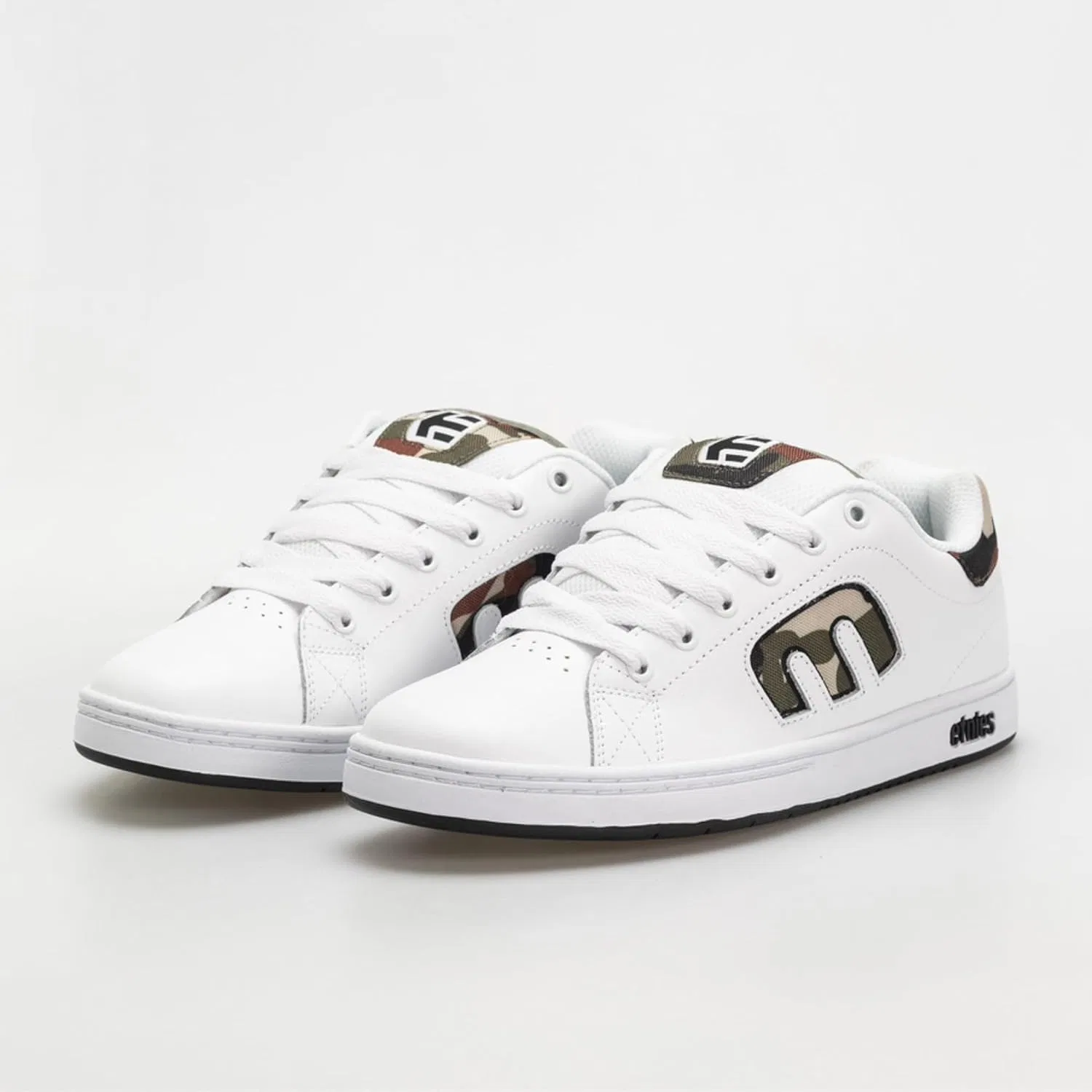 Кроссовки Etnies Callicut Heritage Skate Style с объемным дизайном, массивной подошвой в стиле 90-х, усиленной чашеобразной подошвой и амортизацией, для повседневной носки, White Camo — фото 4