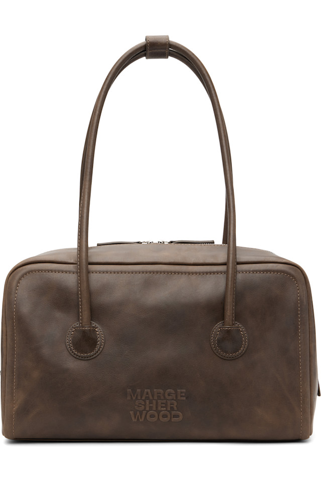 

Margesherwood Коричневая мягкая бостонская сумка