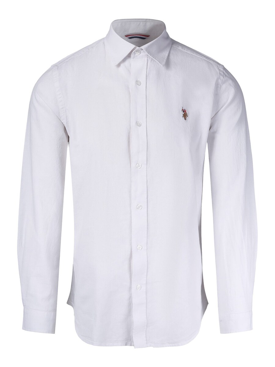 

Рубашка на пуговицах классического кроя U.S. POLO ASSN. Bolt, белый