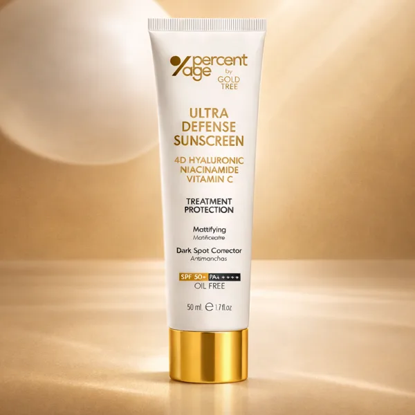 Солнцезащитный крем Ultra Defense SPF 50 50 мл PERCENTAGE BY GOLD TREE — фото 4