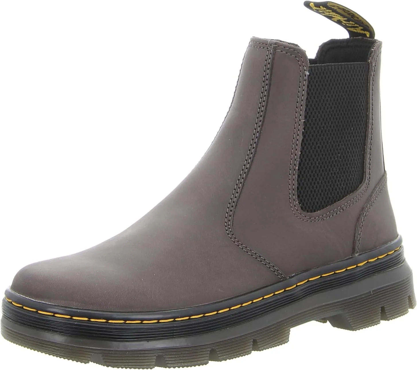 Мужские ботинки Dr. Martens Embury Gunmetal Saddleback Platform, черный