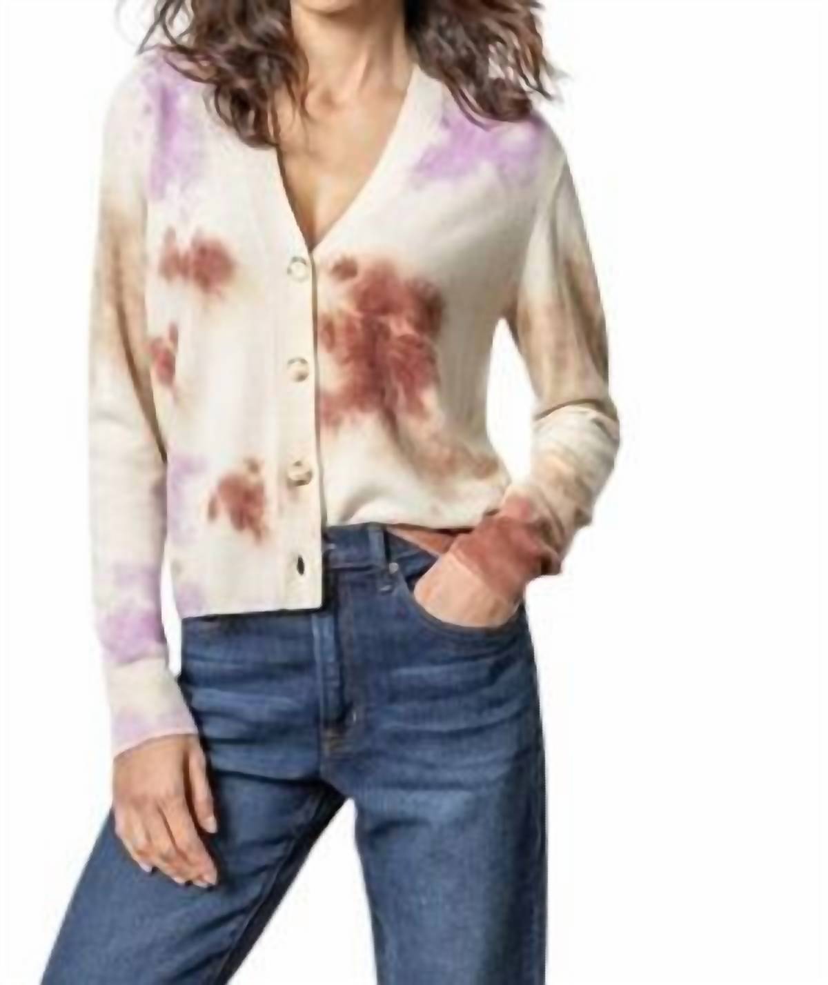 

Кардиган-свитер Tie Dyed в цвете Clove Multi Lilla P