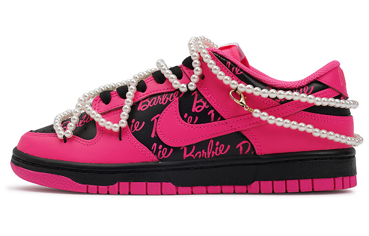 

Кроссовки Nike Dunk Low-Top для скейтбординга, розовый/черный
