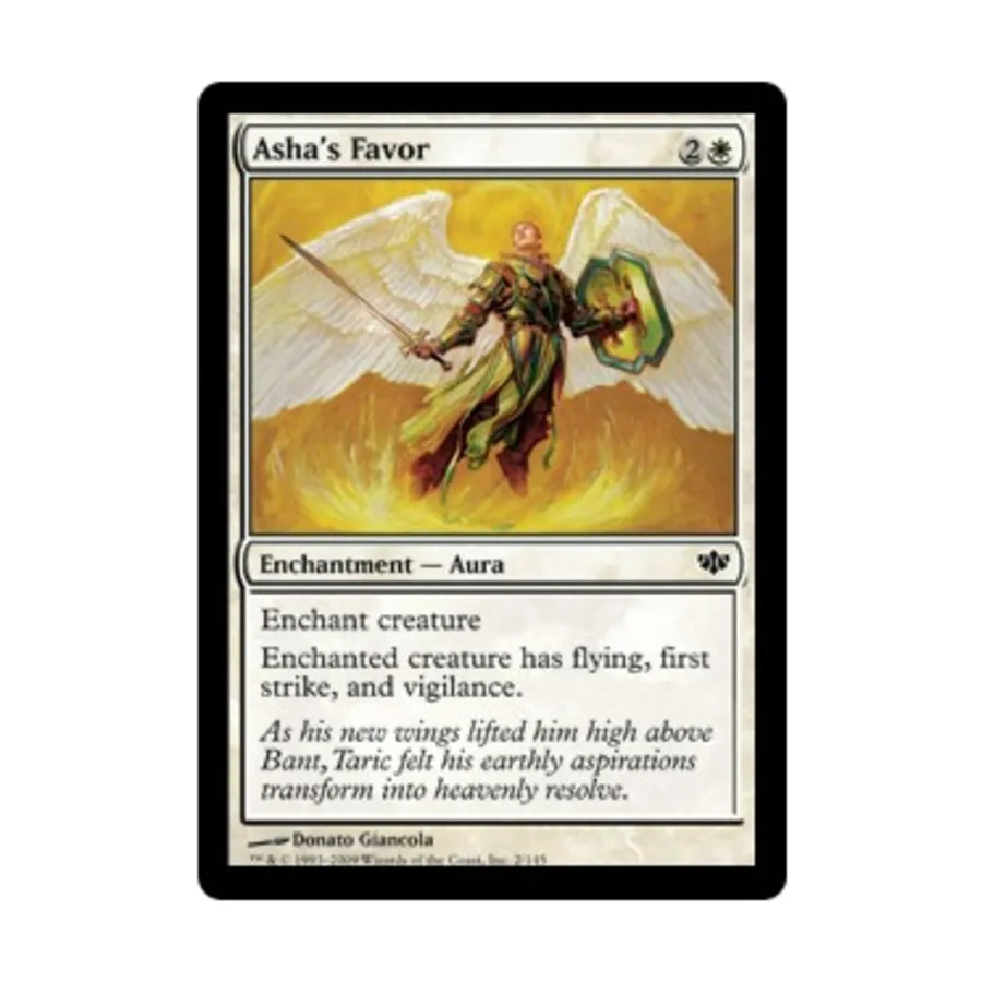 

CCG Благосклонность Аши (клавиша), MTG - Conflux