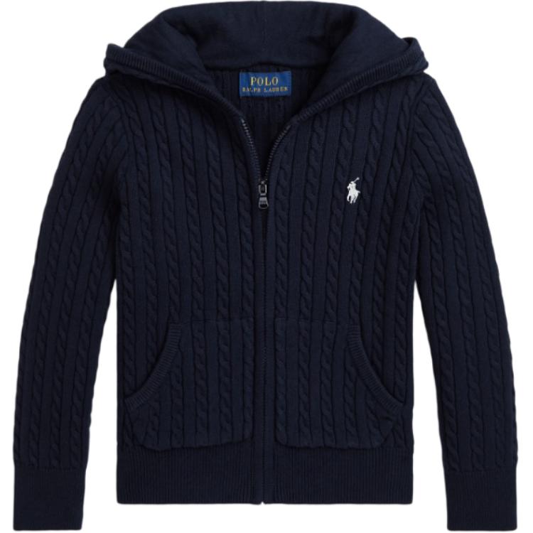 Толстовка FW24 Темно-синяя детская Polo Ralph Lauren — фото 2