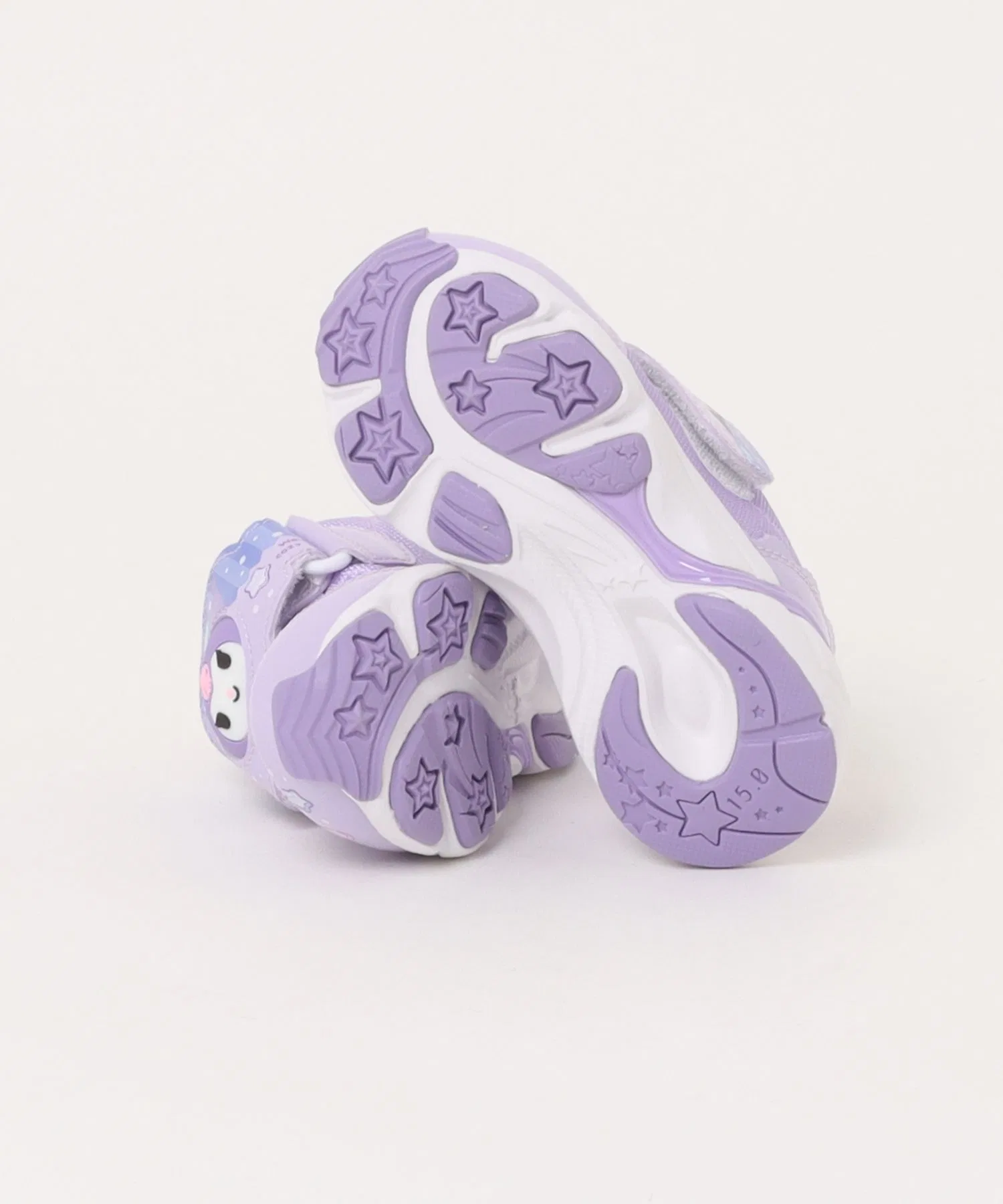 Детские кроссовки с LED подсветкой ABC-MART MOONSTAR Sanrio SA 7220 фиолетовые — фото 3