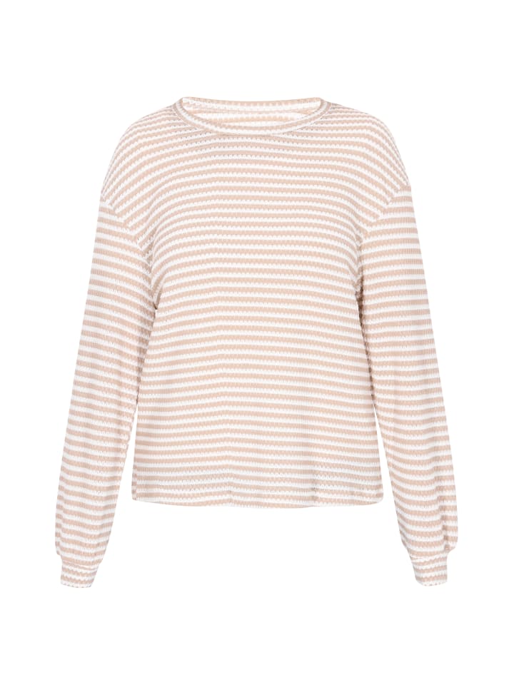 

Блуза usha BLUE LABEL Blouse, цвет Beige White Stripe