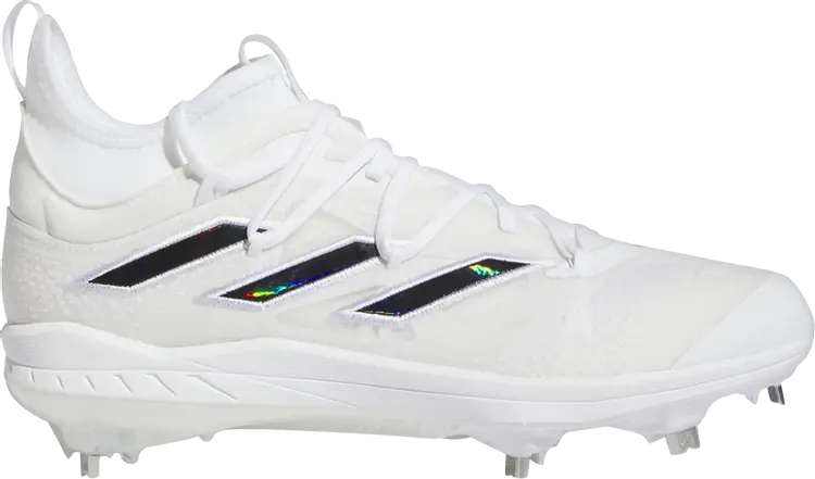 

Кроссовки Adizero Afterburner 9 NWV 'White Black Iridescent', белый, Серый, Кроссовки Adizero Afterburner 9 NWV 'White Black Iridescent', белый