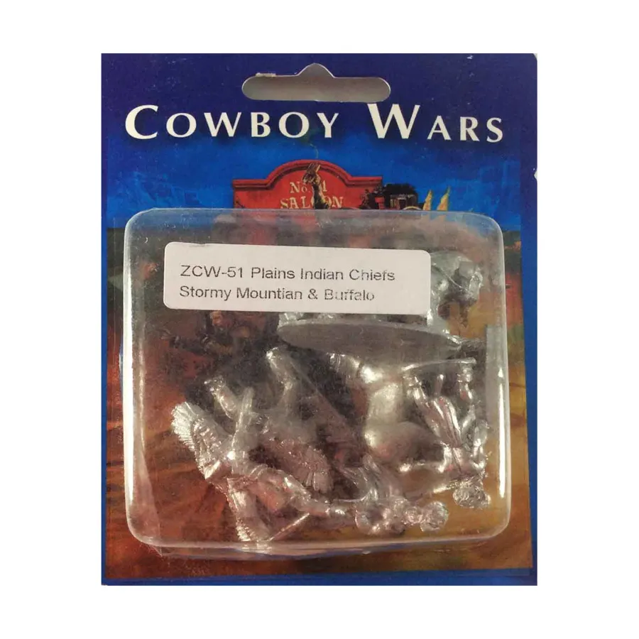 

Вожди равнинных индейцев №1 — Бурная гора и Буффало, Cowboy Wars (25mm)
