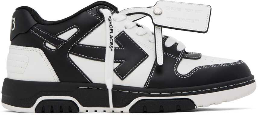 

Бело-черные кроссовки Out Office Off-White, цвет Black/White, Черный, Бело-черные кроссовки Out Office Off-White, цвет Black/White