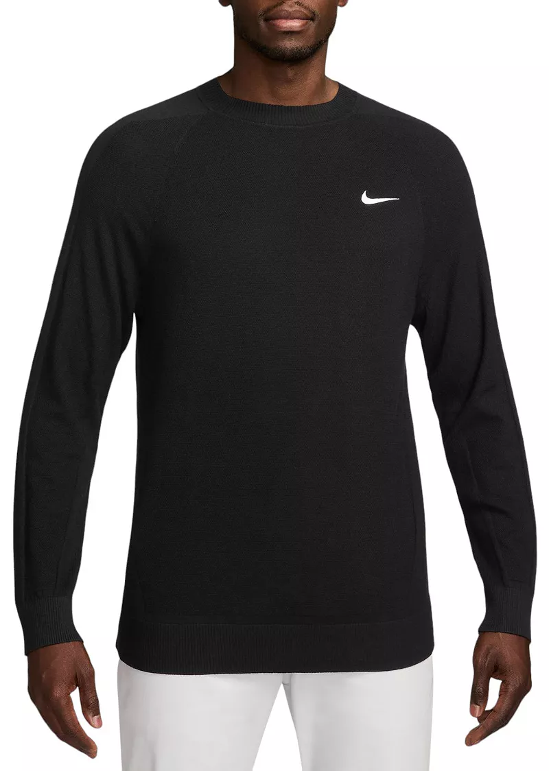 

Мужской вязаный свитер для гольфа Nike Tour, черный