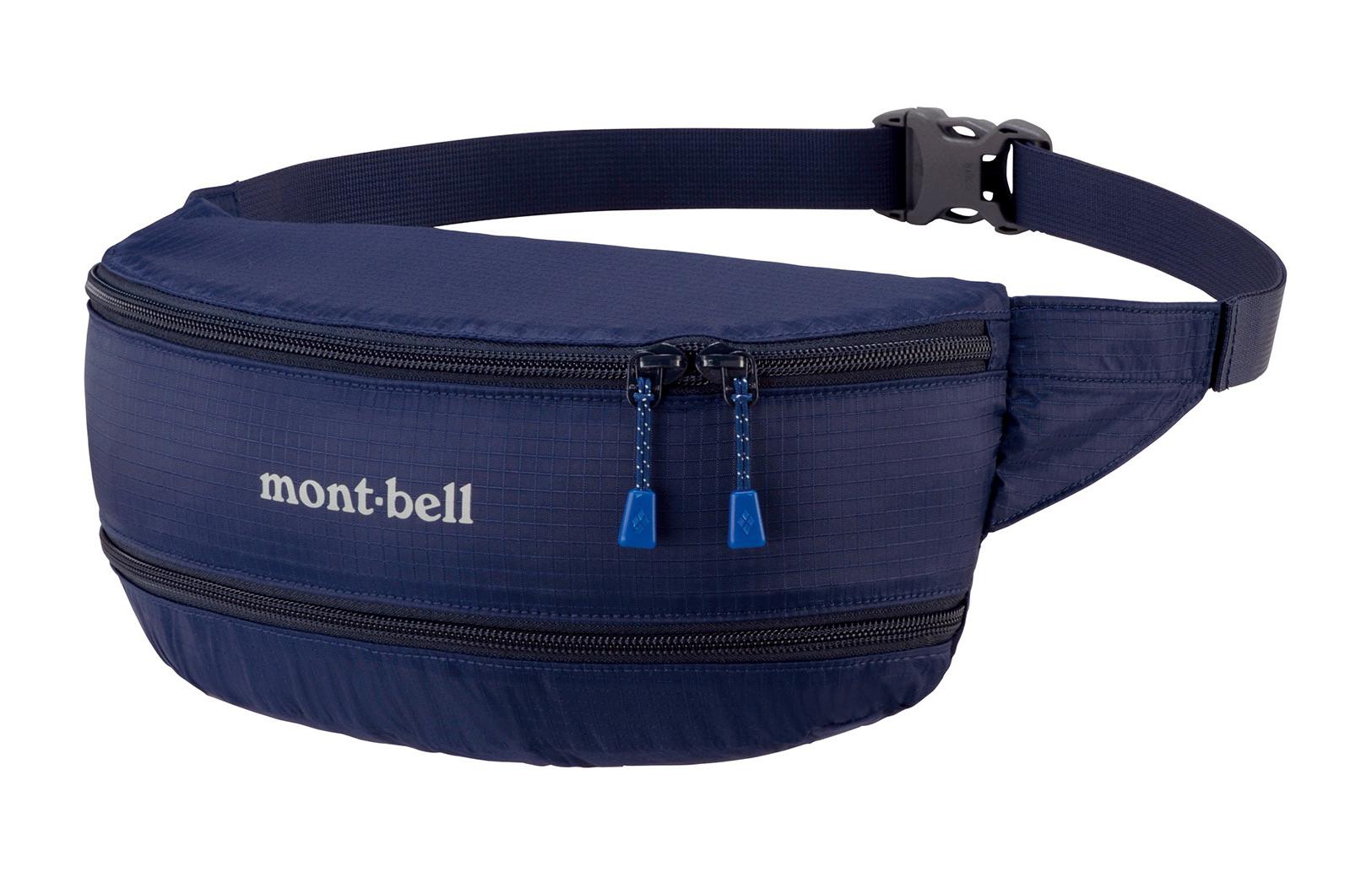 

MONTBELL 1,9 л 2,7 л поясная сумка fanny pack для активного отдыха nylon marine blue unisex