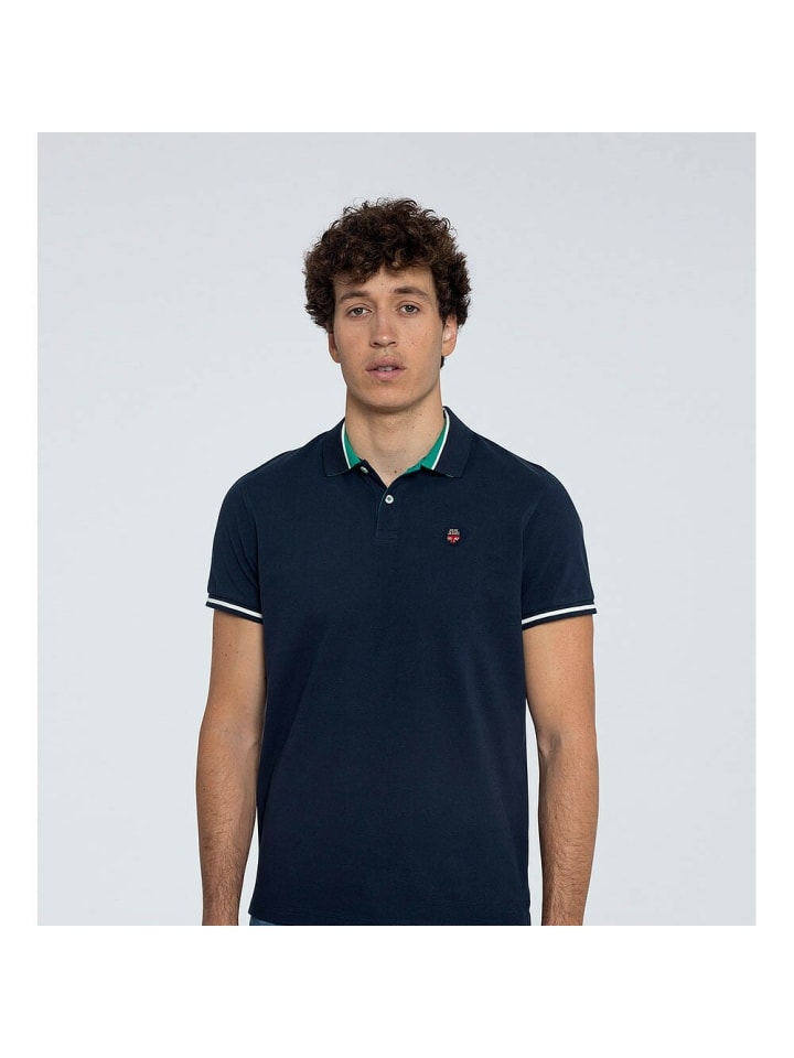 

Футболка поло Pepe Jeans, морской