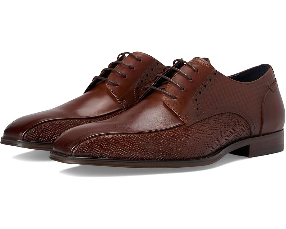 

Оксфорды Stacy Adams Simmons Bike Toe Lace-Up, цвет Cognac