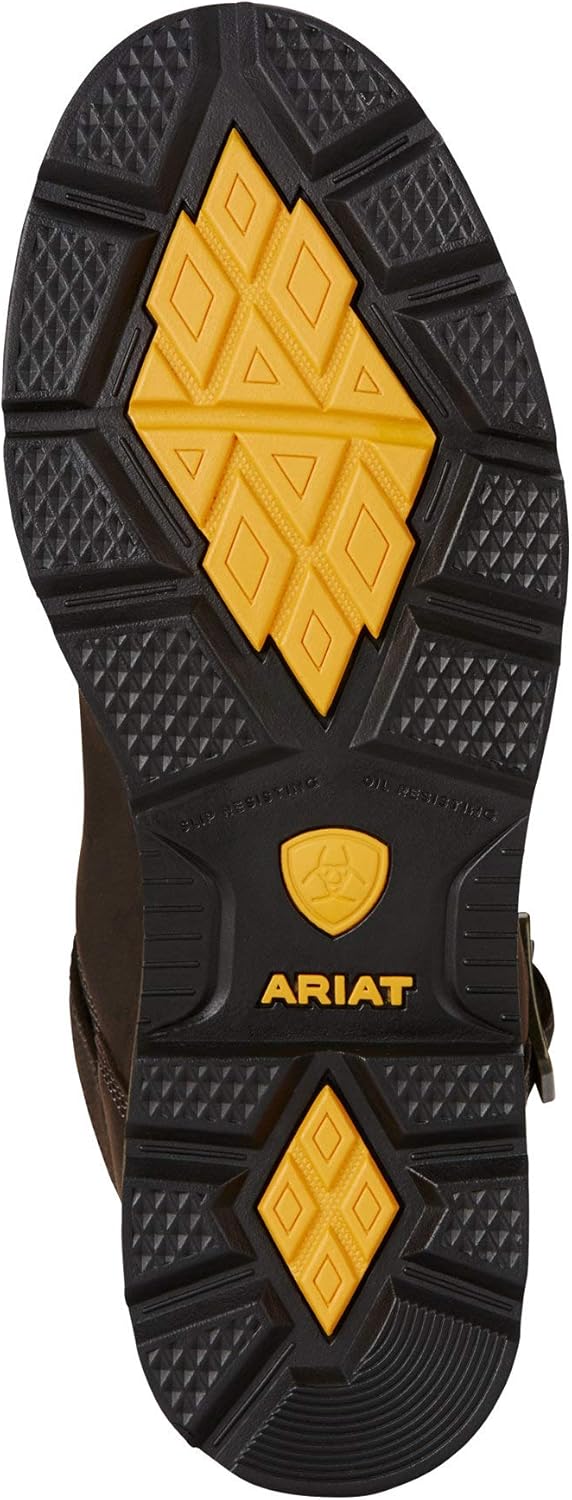 Мужские ботинки Ariat Groundbreaker с носком-мокасином H2O, темно-коричневый — фото 3