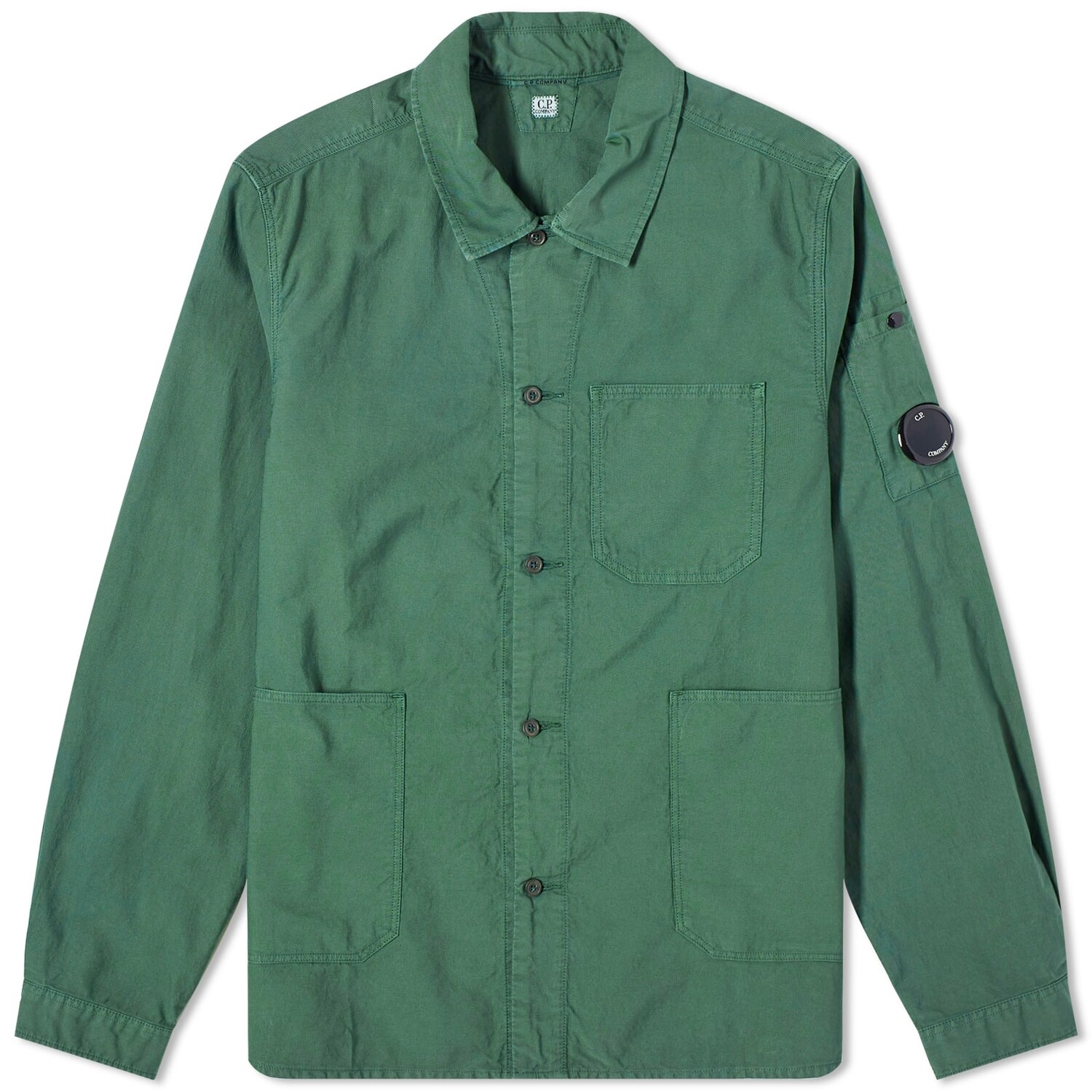 

Рубашка C.P. Company Ottoman Workwear Shirt, цвет Duck Green