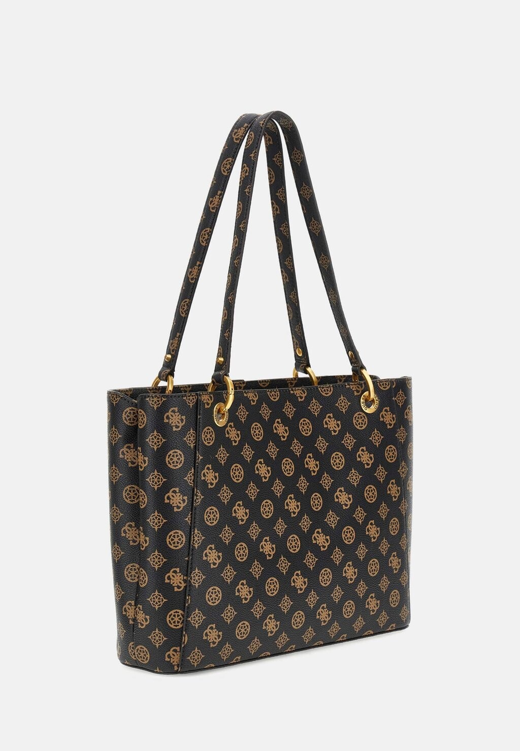 

Большая сумка KUBA 4G-LOGO PEONY Guess, коричневый