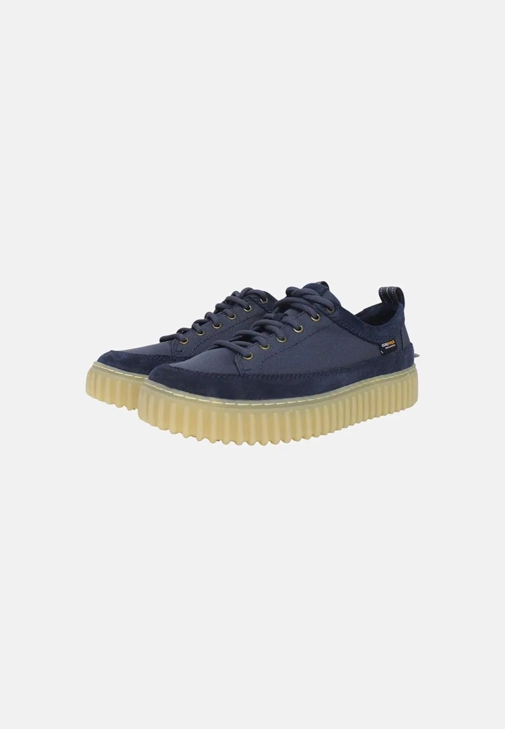 Туфли Clarks Unisex Torhill LaceSHOE, Navy Textile. — фото 3