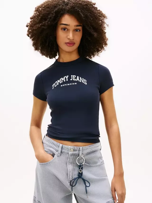 Футболка Tommy Jeans Slim Fit Tommy Hilfiger, Dark Blue
