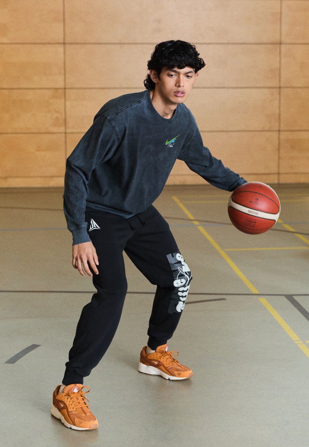 

Топ с длинными рукавами TEE Nike Performance, черный