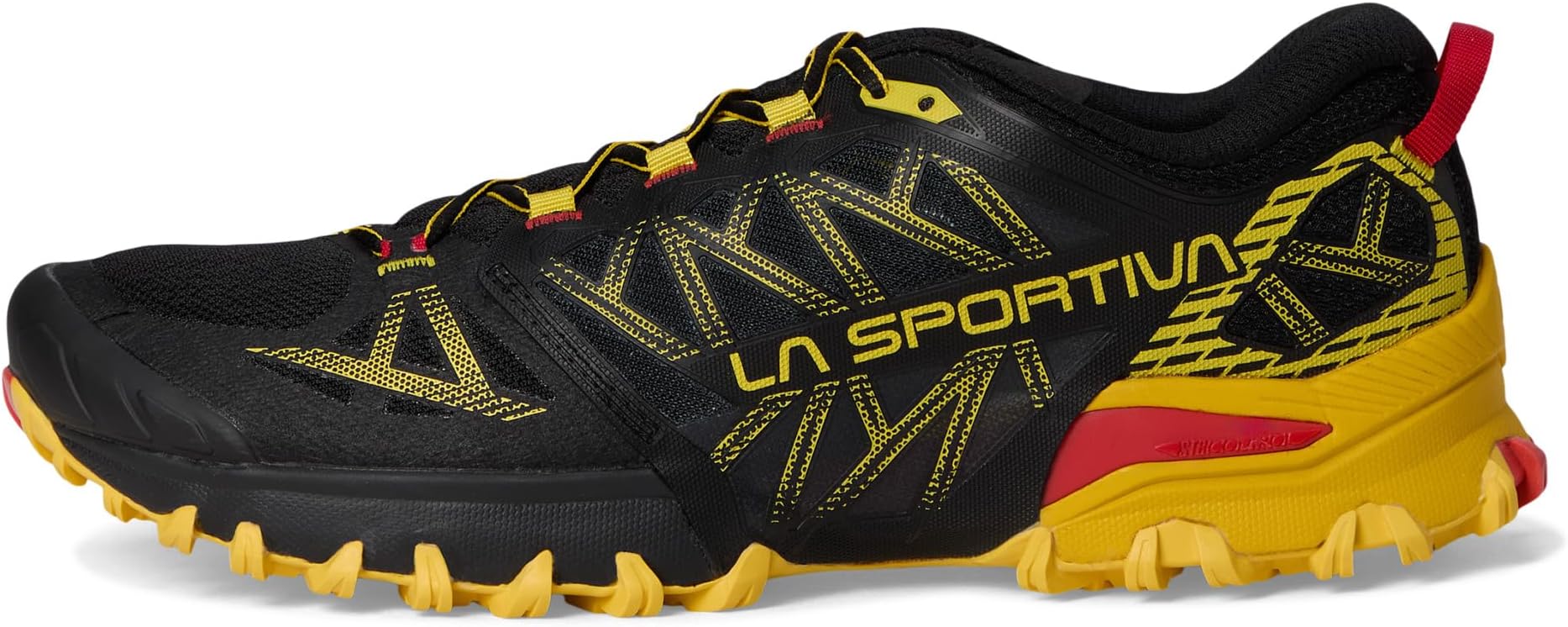 Кроссовки La Sportiva Bushido III, цвет Black/Yellow — фото 4