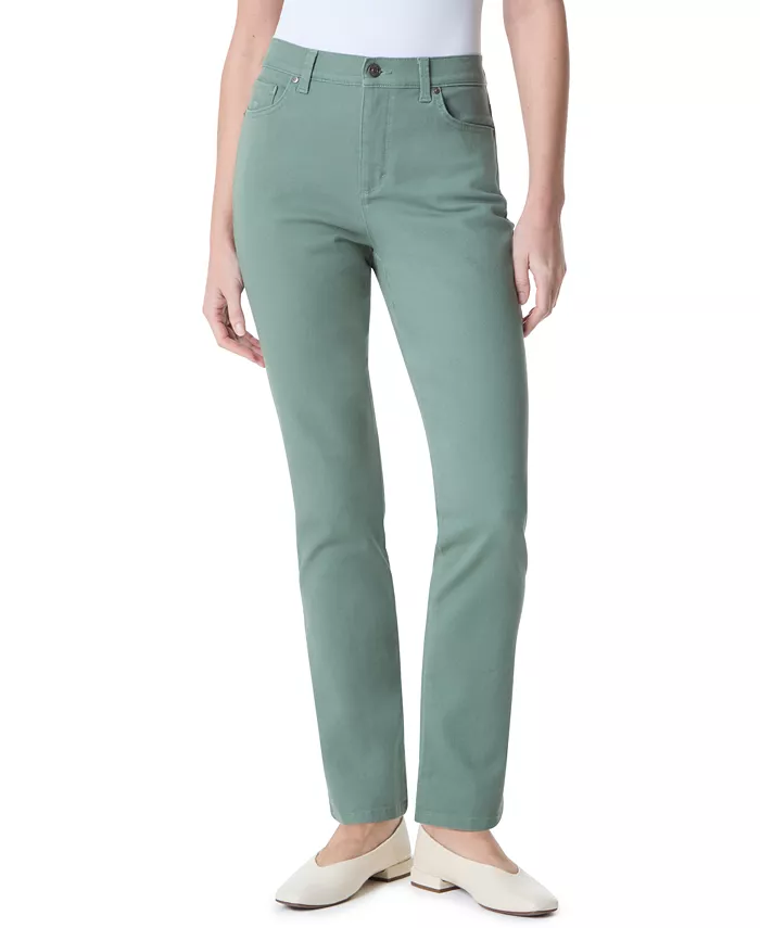 

Джинсы Petite Amanda Straight-Leg Gloria Vanderbilt, зеленый