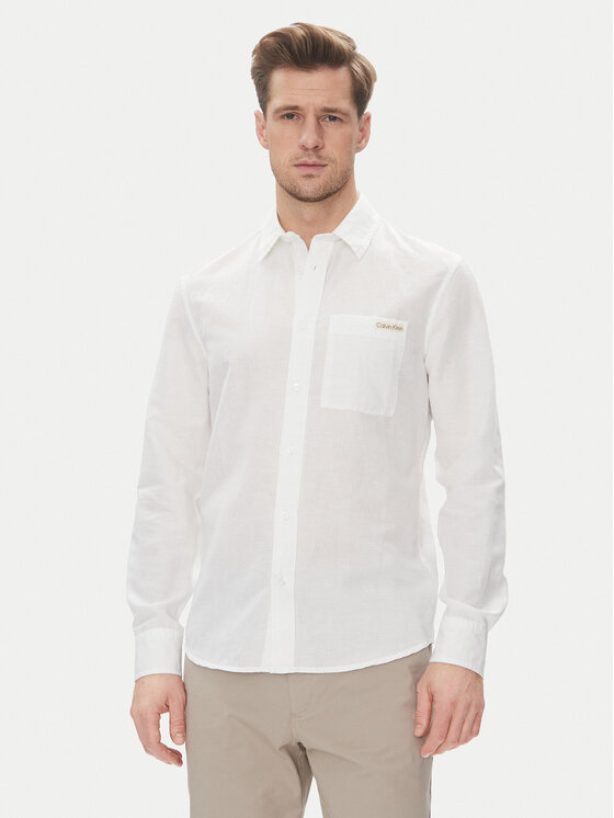 

Рубашка обычного кроя J30J327295 Calvin Klein Jeans, белый