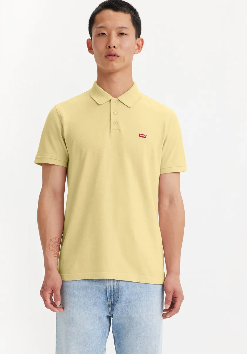 

Рубашка-поло Levi's "LE NEW LEVIS HM POLO" с маленьким логотипом в виде крыла летучей мыши, цвет French Vanilla