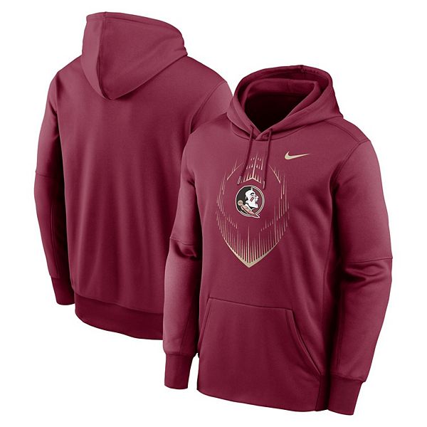 Мужской гранатовый футбольный худи Florida State Seminoles Icon Nike