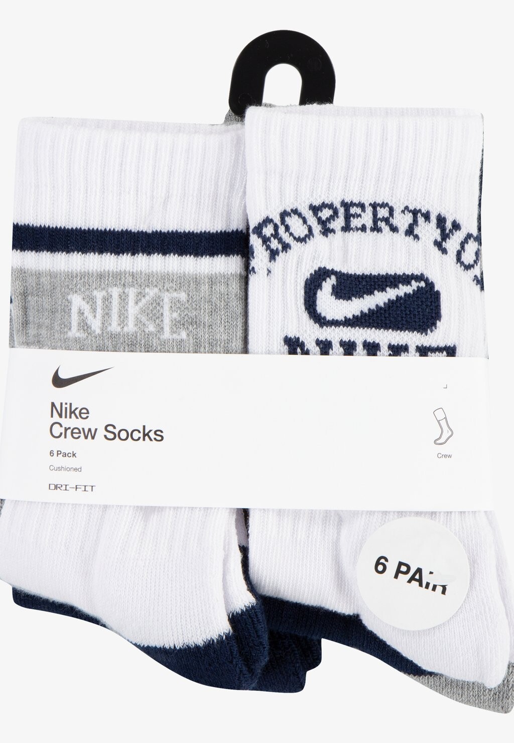 

Носки VARSITY CREW UNISEX 6 PACK Nike, белый