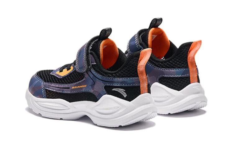 Детские кроссовки PS Low-top черные/фиолетовые/оранжевые Anta Kids, черный/оранжевый/фиолетовый — фото 3
