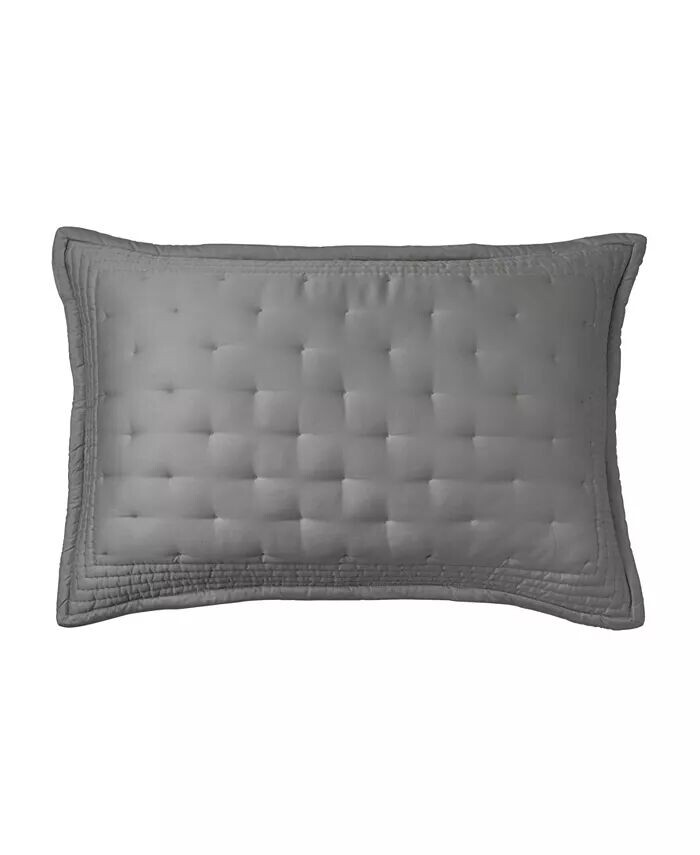 

Donna Karan Essential Silk Sham, стандартный Donna Karan New York, серебряный