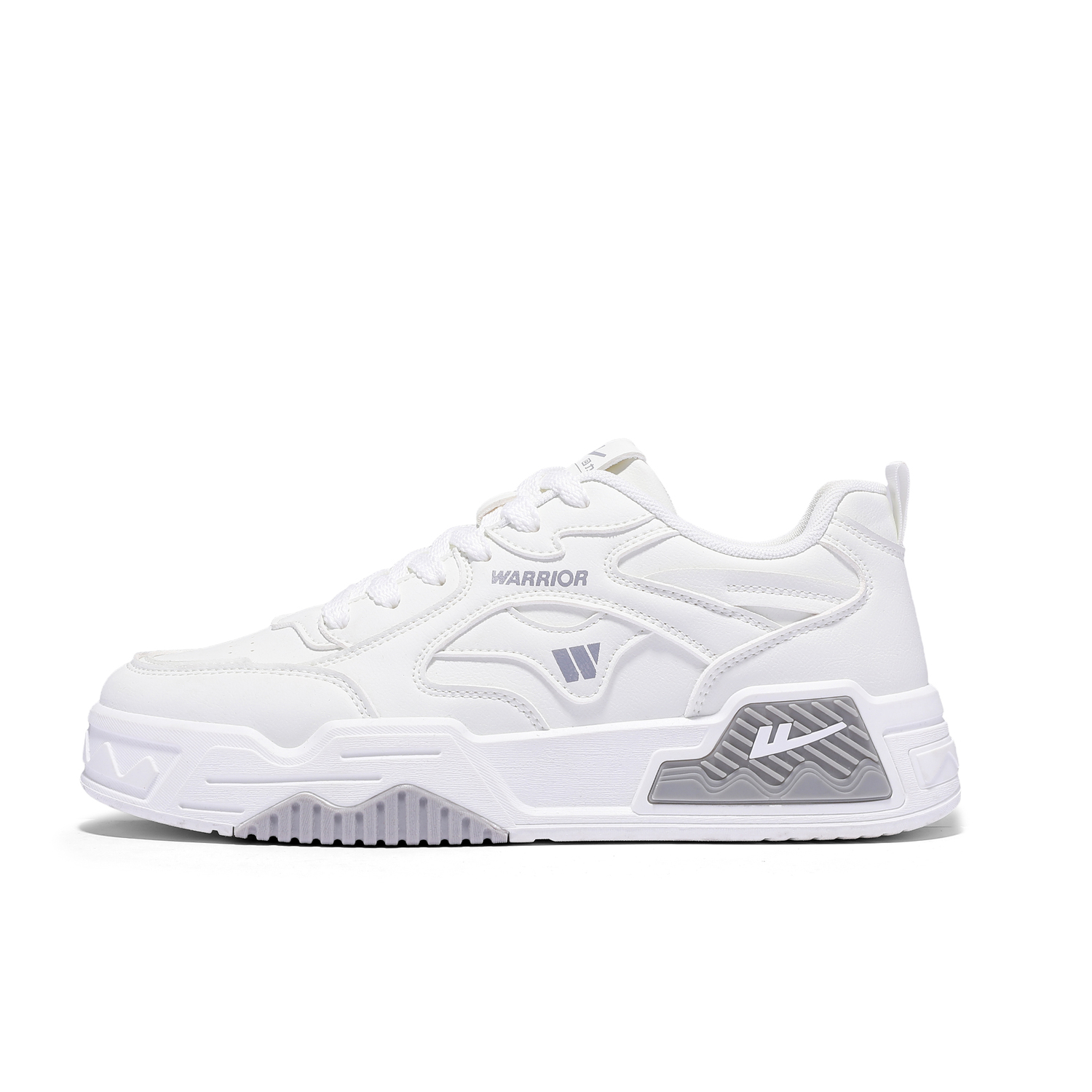 

Мужские низкие скейтерские кроссовки для увеличения роста Height Increasing Support WARRIOR, белый