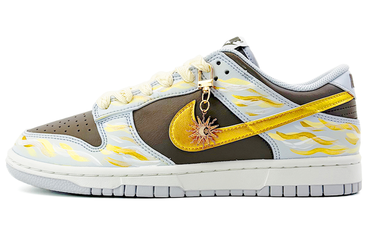 

Nike Кроссовки для скейтбординга Dunk Suixin, Jinmu Coverage Cushioning Low top, унисекс, коричнево-серый