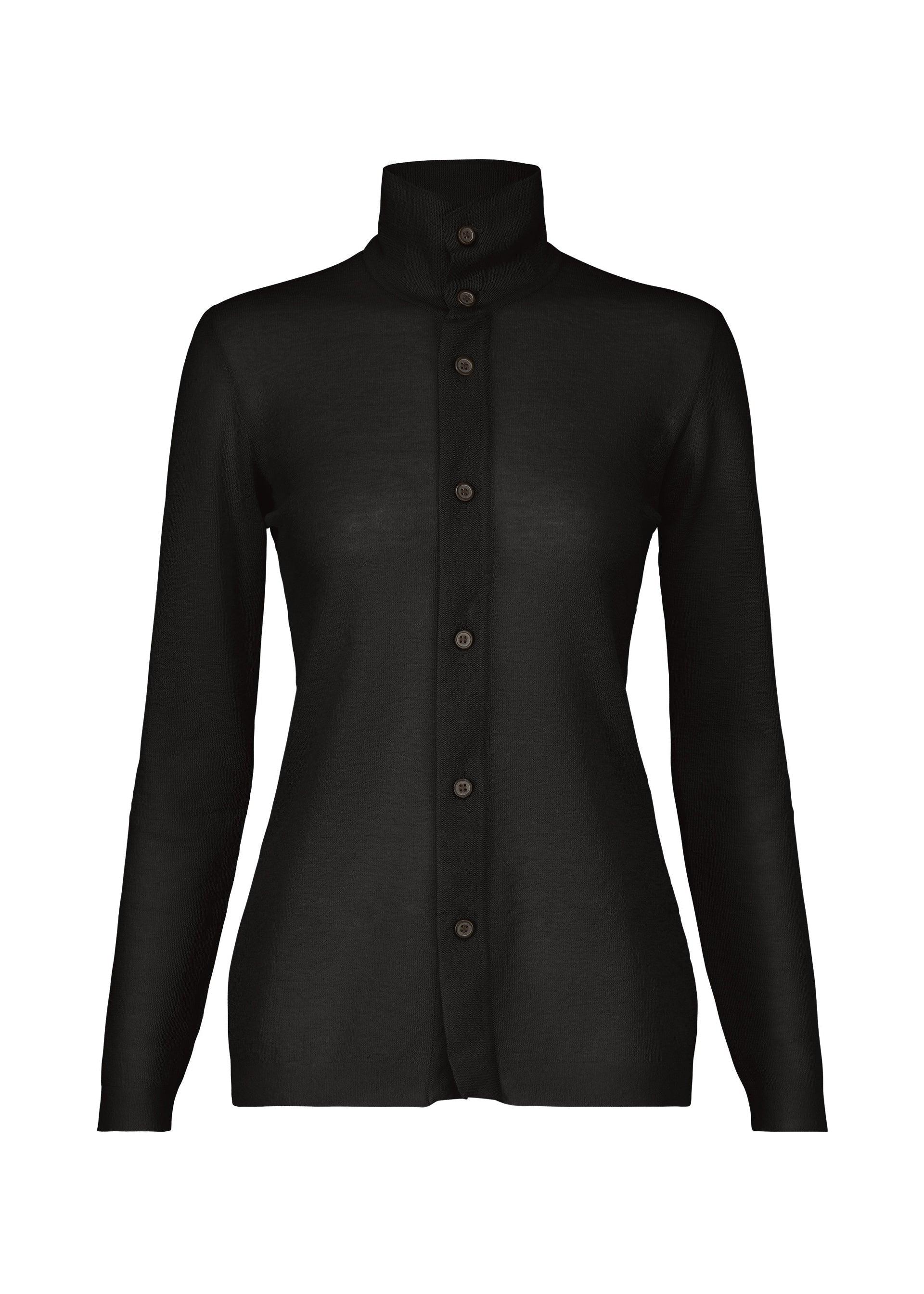 

Рубашка knit shirt Issey Miyake, черный