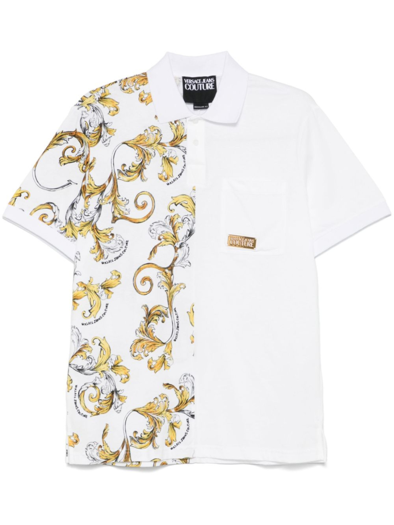 

Рубашка поло с принтом Baroccoflage Versace Jeans Couture, белый