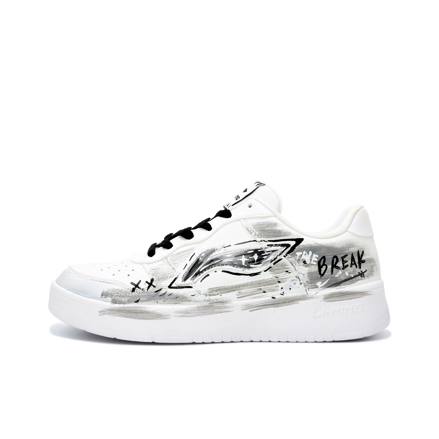 

Понтонные лодки амортизация, износостойкие низкие кроссовки Unisex LINING, белый/черный