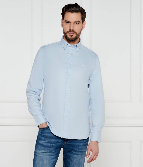 

Рубашка Flex Dobby Slim fit Tommy Hilfiger, синий