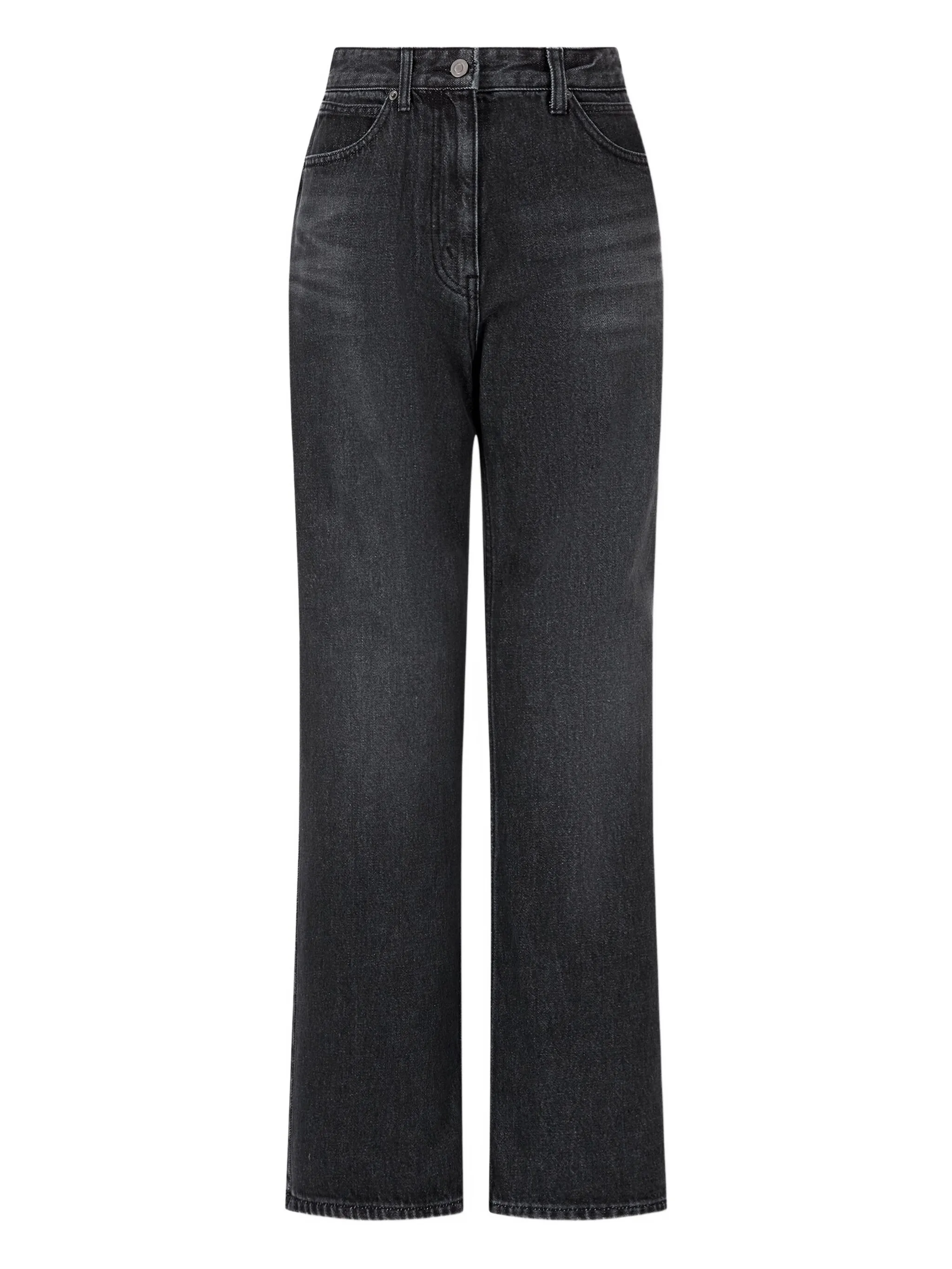 

Джинсы bootcut с регулируемым поясом Studio Tomboy, черный