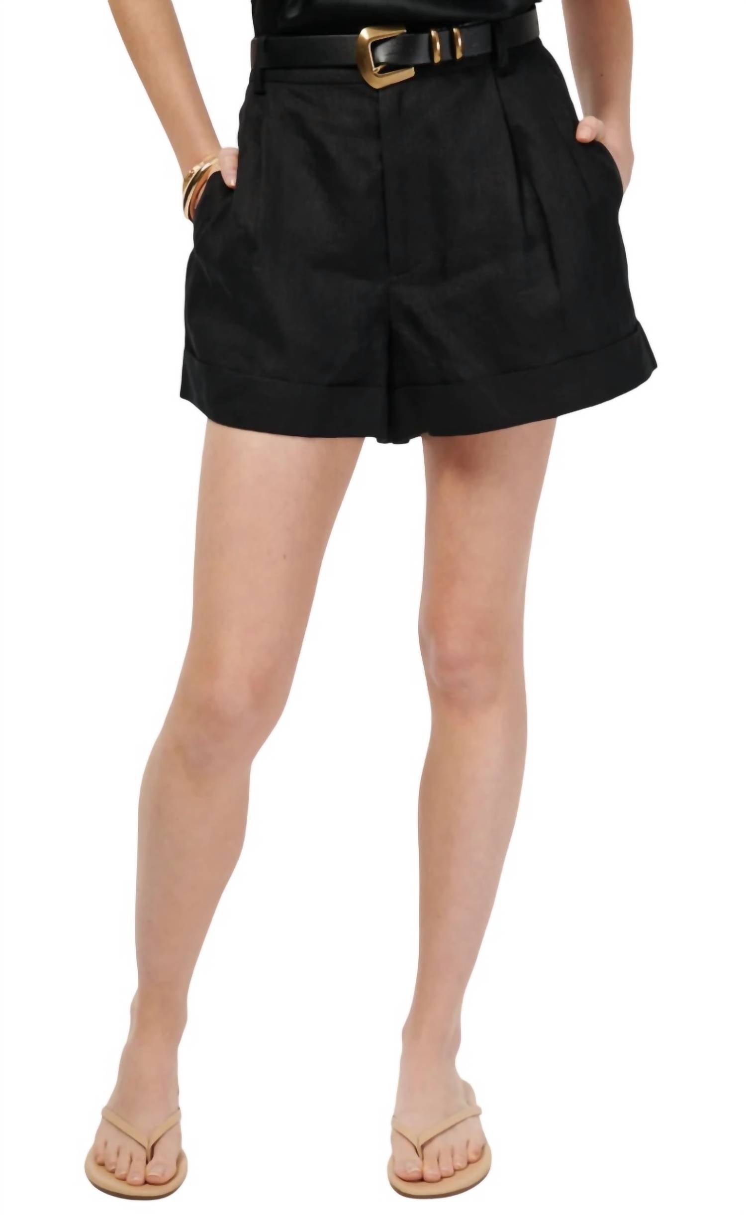 

Шорты женские Cami NYC, цвет black linen