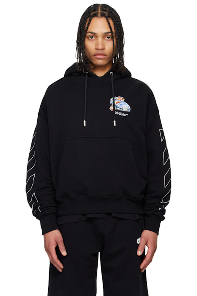 

Черная толстовка Fresco Arrow Off-White