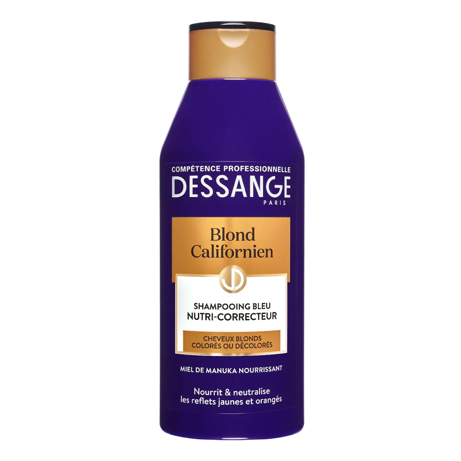

Синий корректирующий шампунь для светлых волос Dessange Professional Hair Luxury Blond Californien, 250 мл