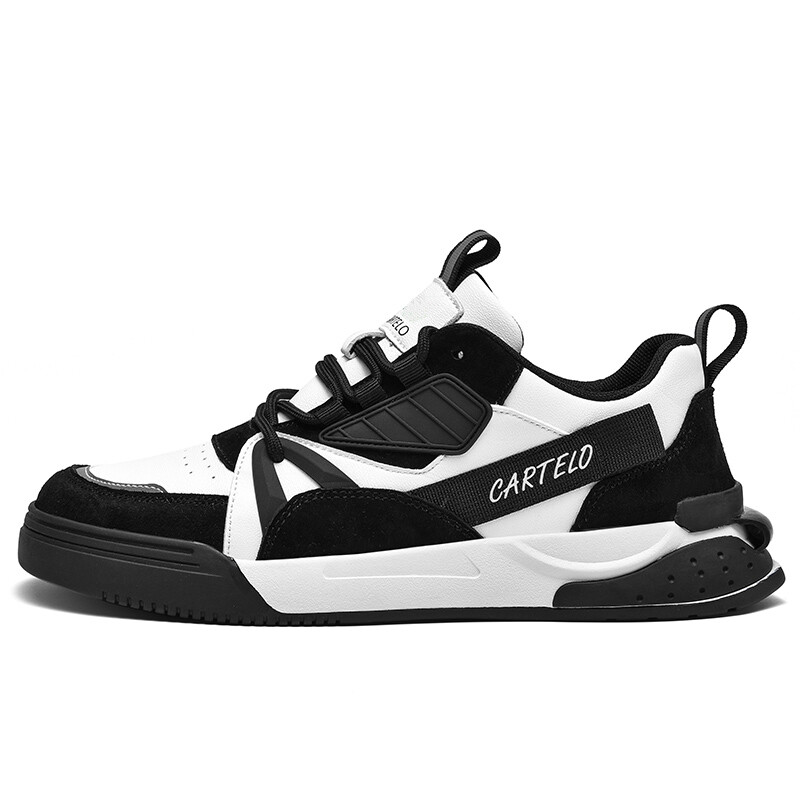 

Кроссовки CARTELO/Catilla crocodile Lifestyle Shoes Men Low-top, белый/черный