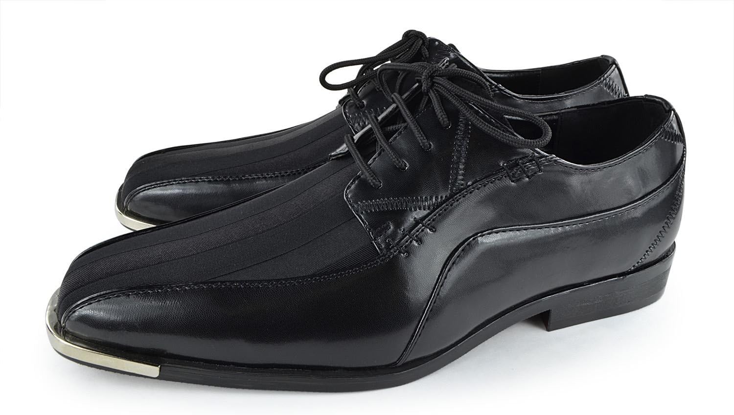 

Moda Di Raza - Мужские туфли из кожи для деловых, формальных и повседневных мероприятий, черный