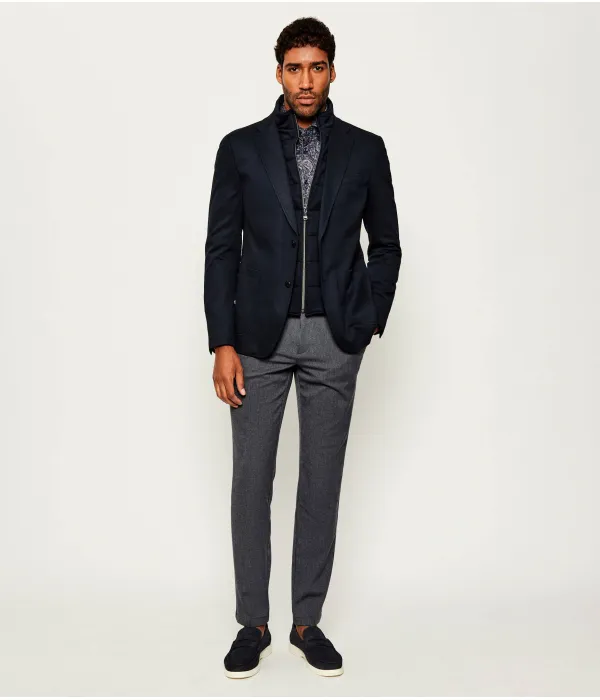 Брюки h-kaiton1 Slim fit Boss, серый — фото 2