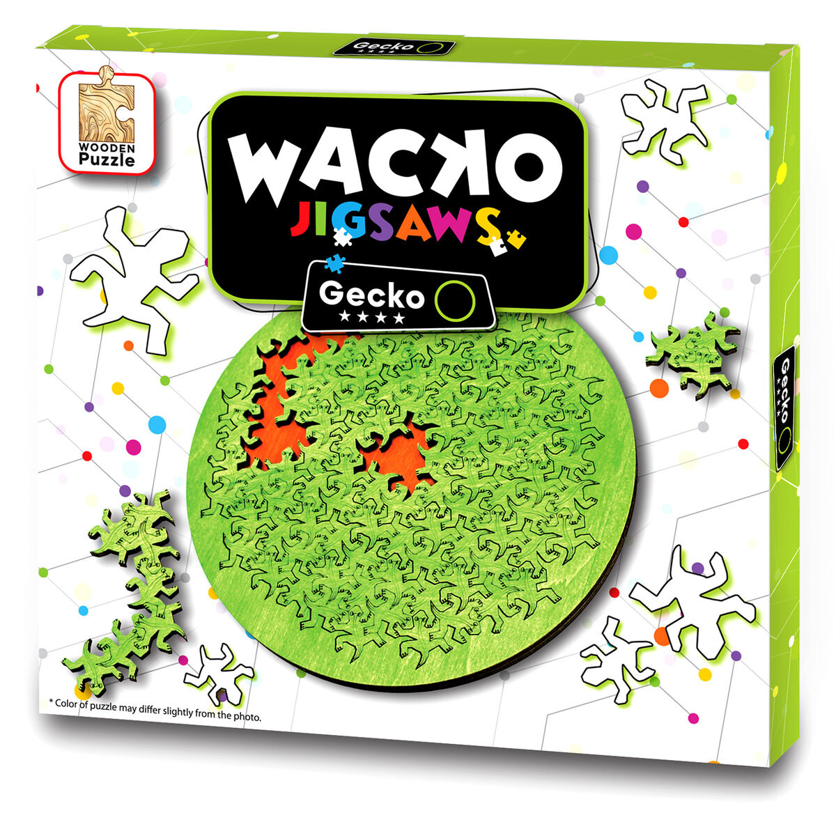 

WACKO - Пазл Геккон (13 элементов) - уровень 4/4 Eureka 3D